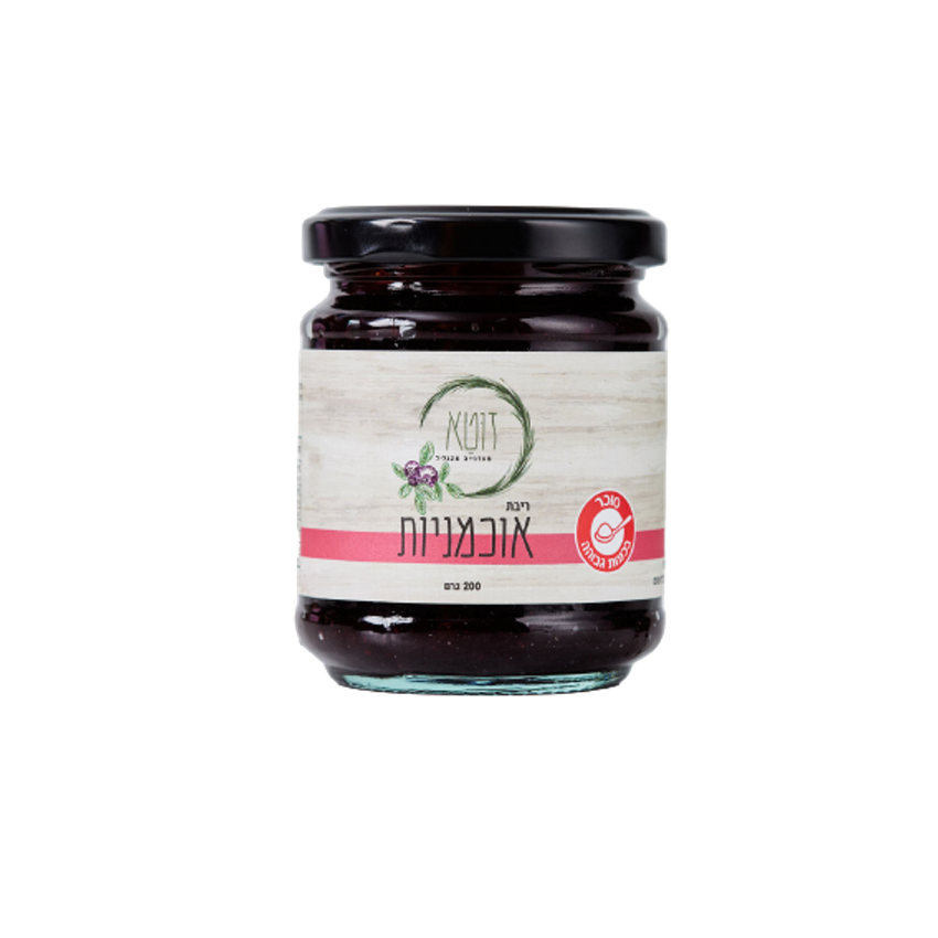 Blueberry jam, whiskey and black pepper