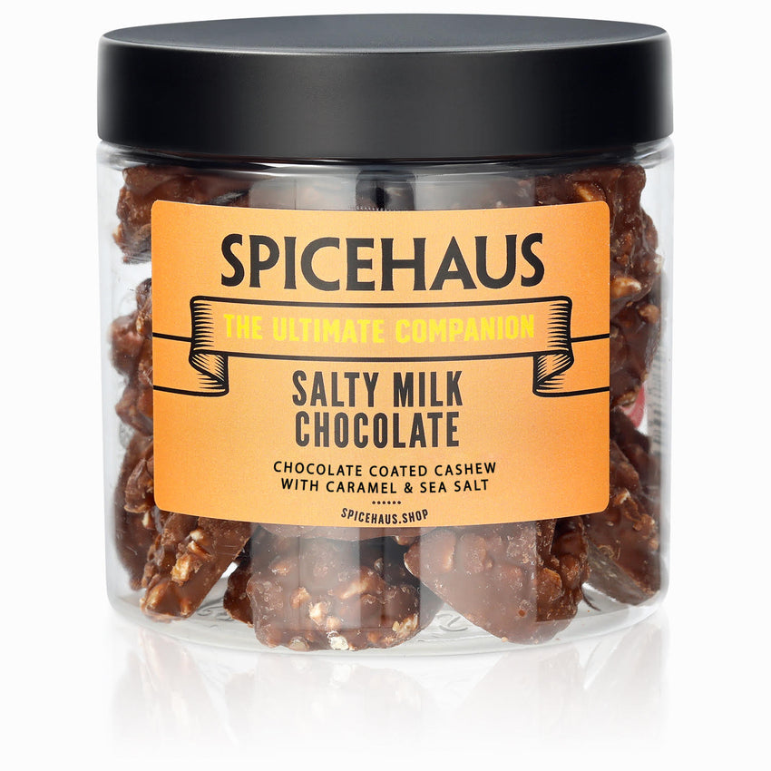Salty Milk Chocolate Coated Cashews