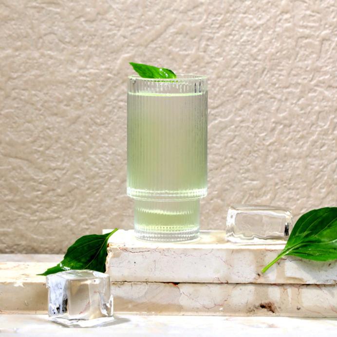 זוג כוסות הייבול פסים מדרגה