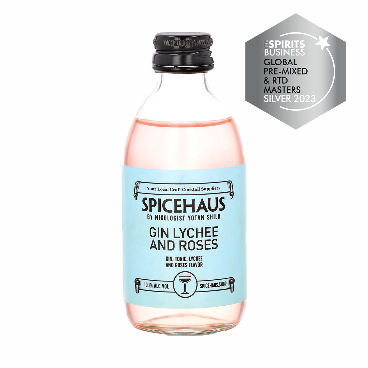 Gin Lychee and Roses 200ml