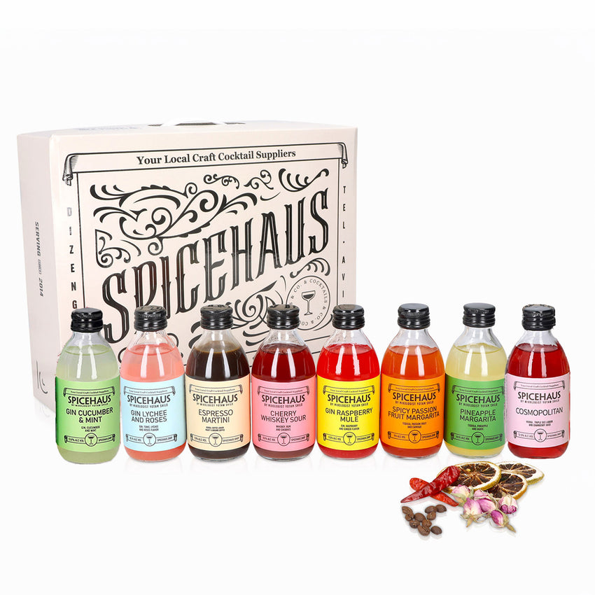 מארז חנוכה - 8 ימים של קוקטיילים