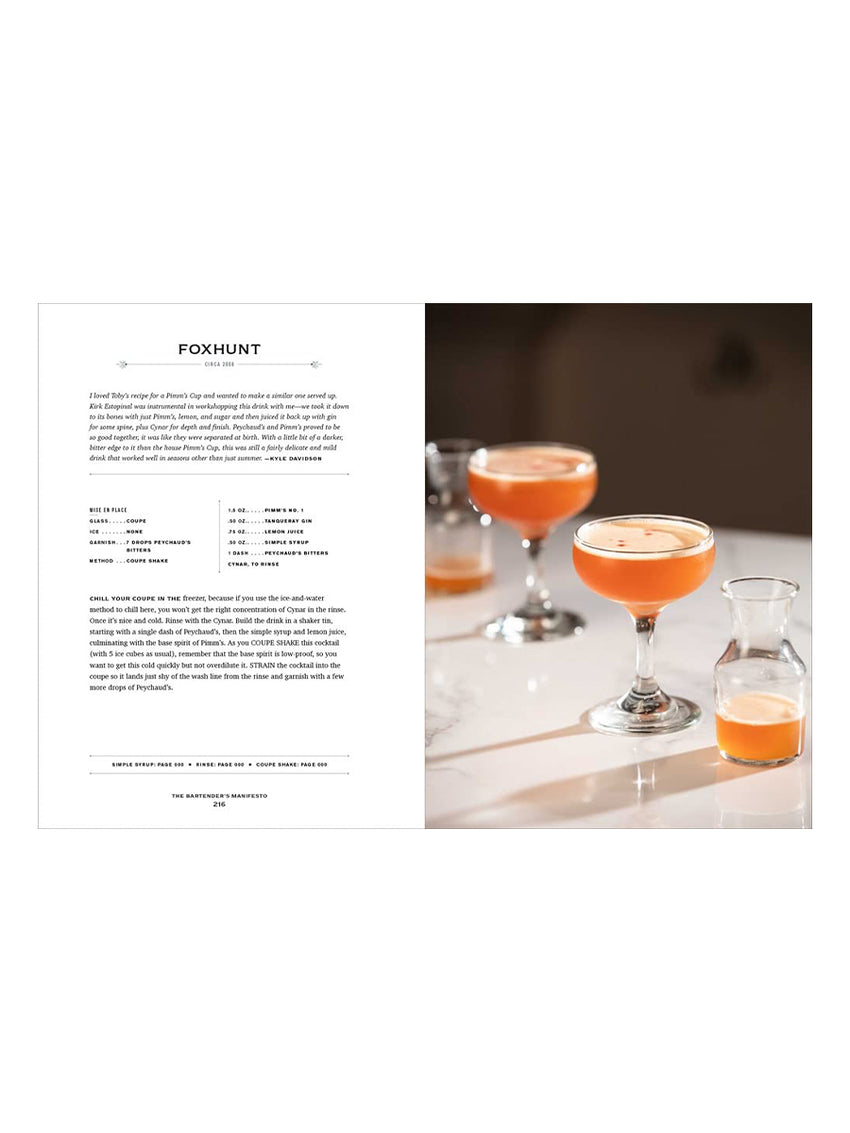 The Bartender's Manifesto