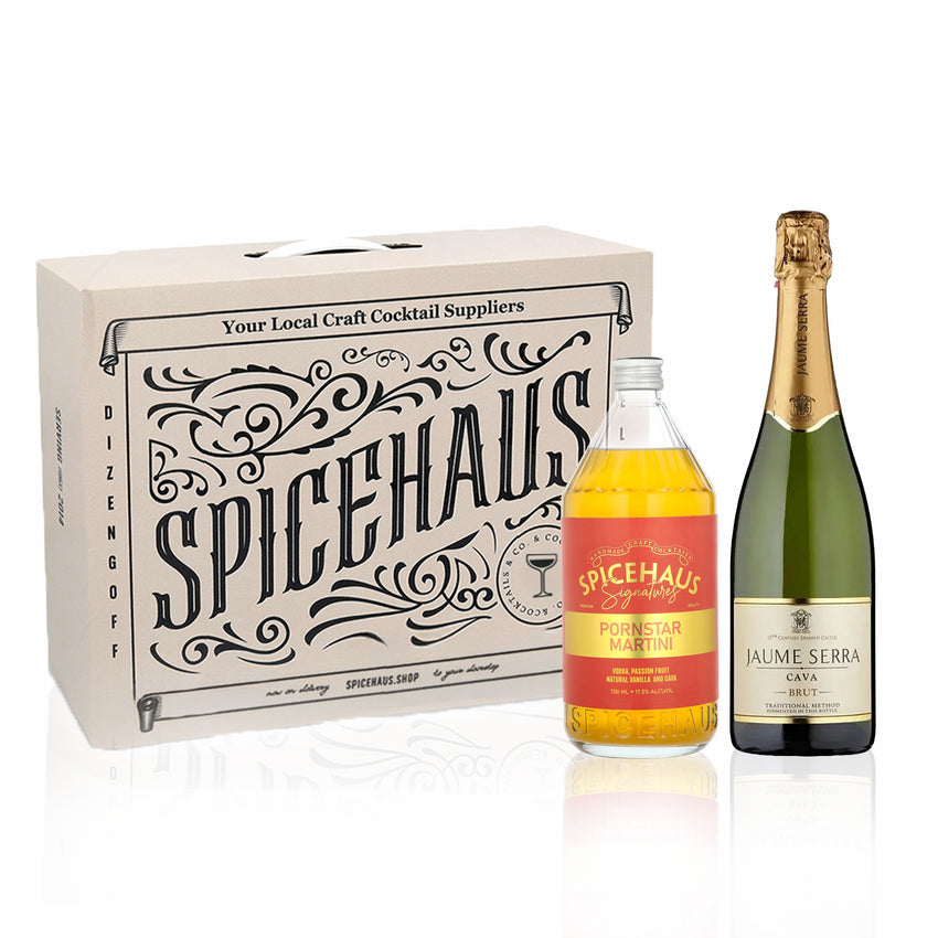 מארז פורנסטאר מרטיני עם קאווה גוטה דה מרוויה לבן