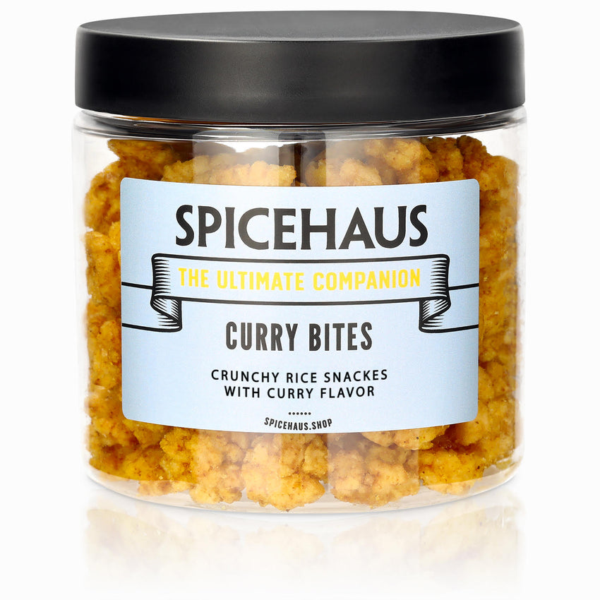 Curry Flavored Crunchy Rice Snacks